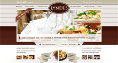 Desktop Screenshot of lyndescatering.com